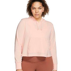 NWT Nike Women's Plus Yoga Jersey Cropped Training Hoodie Size 1X DD1979-664